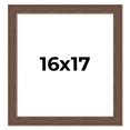 thumbnail image 1 of 16x17 Frame Brown Farmhouse Solid Wood Picture Frame Width 1.5 Inches | Interior Frame Depth 0.5, 1 of 8