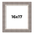 thumbnail image 1 of 16x17 Frame Grey Real Wood Picture Frame Width 2.75 Inches | Interior Frame Depth 0.5 Inches |, 1 of 8