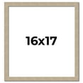 thumbnail image 1 of 16x17 Frame Grey Solid Wood Picture Frame Width 1 Inches | Interior Frame Depth 0.5 Inches |, 1 of 8