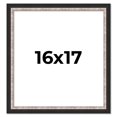 thumbnail image 1 of 16x17 Frame Silver Real Wood Picture Frame Width 1.25 Inches | Interior Frame Depth 0.75 Inches |, 1 of 8