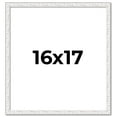 thumbnail image 1 of 16x17 Frame White Real Wood Picture Frame Width 0.75 inches | Interior Frame Depth 0.5 inches |, 1 of 8