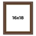 thumbnail image 1 of 16x18 Copper and Brown Real Wood Picture Frame Width 2 inches | Interior Frame Depth 0.5 inches |, 1 of 8