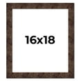 thumbnail image 1 of 16x18 Frame Brown Burl Real Wood Picture Frame Width 1.625 Inches | Interior Frame Depth 0.5 Inches, 1 of 8
