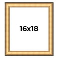 thumbnail image 1 of 16x18 Frame Gold Plein Aire Solid Wood Picture Frame Width 2 Inches | Interior Frame Depth 0.5, 1 of 8