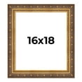 thumbnail image 1 of 16x18 Frame Vintage Gold Solid Wood Picture Frame | 2.5 Inch Moulding Width | Ornate Bronze Museo, 1 of 8