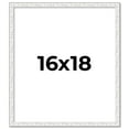 thumbnail image 1 of 16x18 Frame White Real Wood Picture Frame Width 0.75 inches | Interior Frame Depth 0.5 inches |, 1 of 8