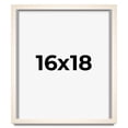 thumbnail image 1 of 16x18 Frame White Wheat Solid Wood Picture Frame | Moulding Width 0.75 Inches | Interior Depth 0.5, 1 of 8