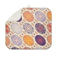 thumbnail image 1 of 16x18 Inch Boho Kitchen Dish Drying Mat Super Absorbent Microfiber Washable Reusable Dish Drainer Pad for Kitchen and Cafe, 1 of 7