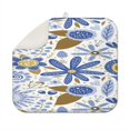 thumbnail image 1 of 16x18 Inch boho kitchen drying pad made with super absorbent microfiber, washable and reusable, suitable for home and commercial kitchens, 1 of 7