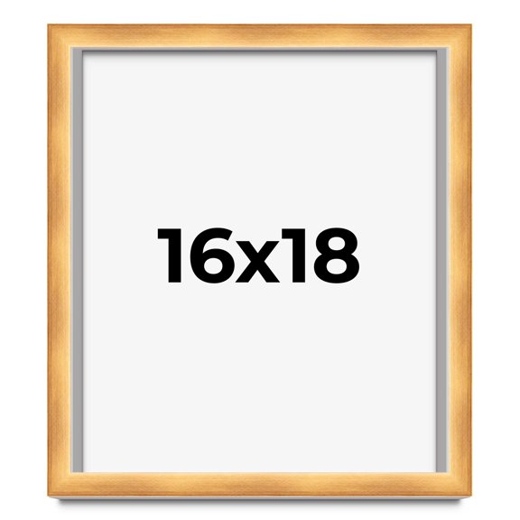 16x18 Shadow Box Bronze Cross-Brushed Display Frame | 1.625 Inches Deep Solid Wood | UV Resistant