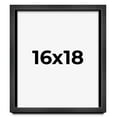 thumbnail image 1 of 16x18 Shadow Box Frame Grey Charcoal Black | 0.875 Inches Deep | Solid Wood Shadowbox Display Frame, 1 of 8