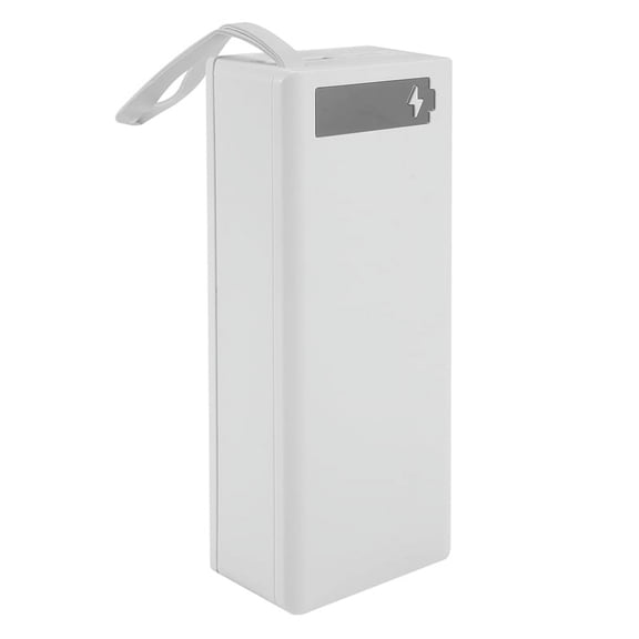 16x18650 Battery Storage Box PD QC3.0 Quick Charge DIY Power Bank Box Case 18650 Battery Holder Box White,1 x 18650 Power Bank Case(Quick charge version,not including the battery),White
