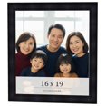 thumbnail image 1 of 16x19 Frame Black Passaggi Solid Wood Picture Frame Width 1.5 Inches | Interior Depth 0.5 Inches |, 1 of 8