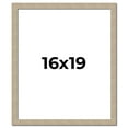 thumbnail image 1 of 16x19 Frame Grey Solid Wood Picture Frame Width 1 Inches | Interior Frame Depth 0.5 Inches |, 1 of 8