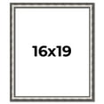 thumbnail image 1 of 16x19 Frame Silver Real Wood Picture Frame Width 1.125 Inches | Interior Frame Depth 0.5 Inches |, 1 of 8