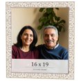thumbnail image 1 of 16x19 Frame White Real Wood Picture Frame Width 1.5 inches | Interior Frame Depth 0.5 inches |, 1 of 8