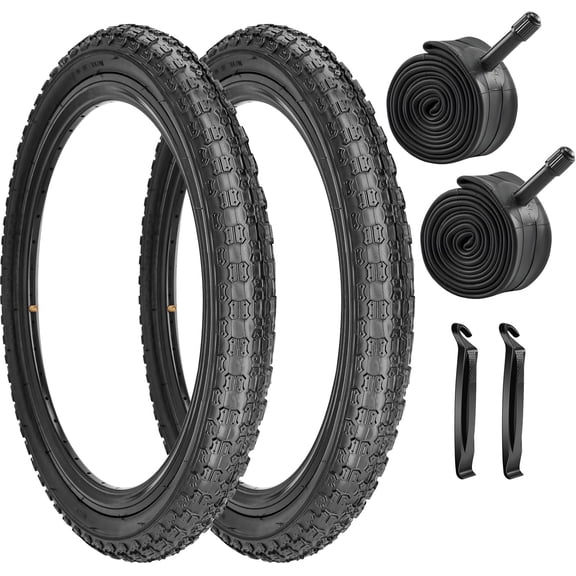 2Pack Bike Tires BMX for 16"x2.125" Compatible with 16"x1.75"/1.95"/2.125" Replacement BMX Trail Commuter City Pavement Bicycle Tires
