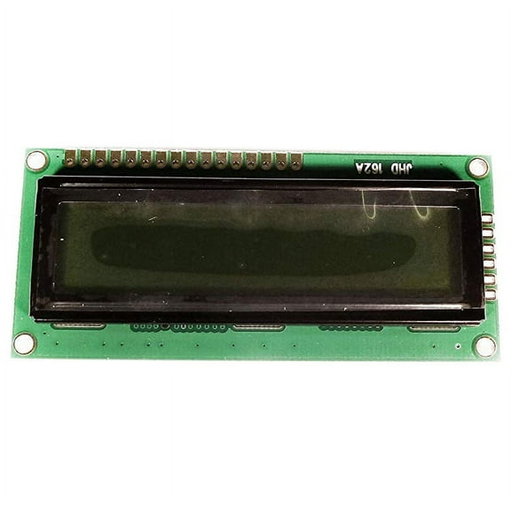 16x2 Dot Matrix Backlit LCD Module with Driver & Controller, Measures 80x36x9.5mm