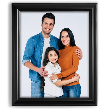 16x20 2" Traditional Black Frame (Polystyrene), No Mat