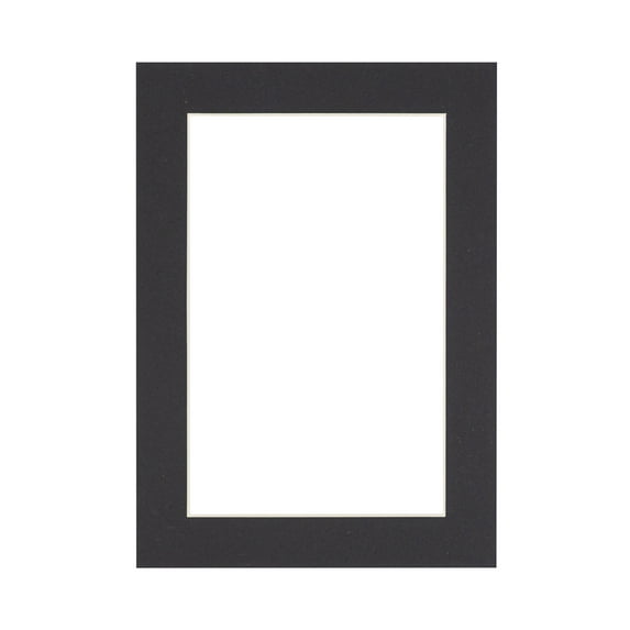 16x20 Black Picture Mats Mattes Matting with White Core Bevel Cut for 12x16 Pictures