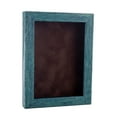 thumbnail image 1 of 16x20 Distressed Blue Shadowbox Frame - Interior Size 16x20 with 1" Usable Depth - Brown Acid-Free Suede Backing, 1 of 5
