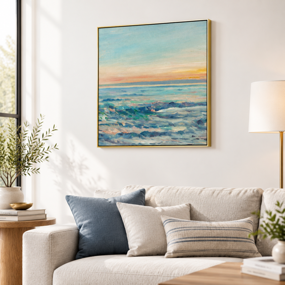 16x20 Floating Frame For Abstract Canvas Wall Art 5/6" Deep