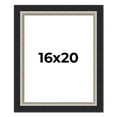 thumbnail image 1 of 16x20 Frame Black Real Wood Picture Frame Width 2.25 Inches | Interior Frame Depth 0.5 Inches |, 1 of 8