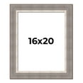 thumbnail image 1 of 16x20 Frame Grey Real Wood Picture Frame Width 2.75 Inches | Interior Frame Depth 0.5 Inches |, 1 of 8