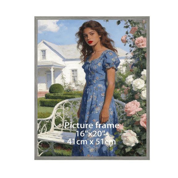 16x20 Frame Photo Poster Frame for Wall Mounted, Gray