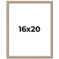 thumbnail image 1 of 16x20 Frame Silver Real Wood Picture Frame Width 0.75 Inches | Interior Frame Depth 0.5 Inches |, 1 of 8