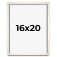 thumbnail image 1 of 16x20 Frame White Wheat Solid Wood Picture Frame | Moulding Width 0.75 Inches | Interior Depth 0.5, 1 of 8