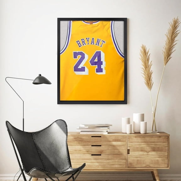 16x20 Large Shadow Box Frame, Jersey Frame Display Case with Grade A Natural Pine Wood Acrylic Front and Metal Hanger Shadowbox Frame Display Depth of 1", Black