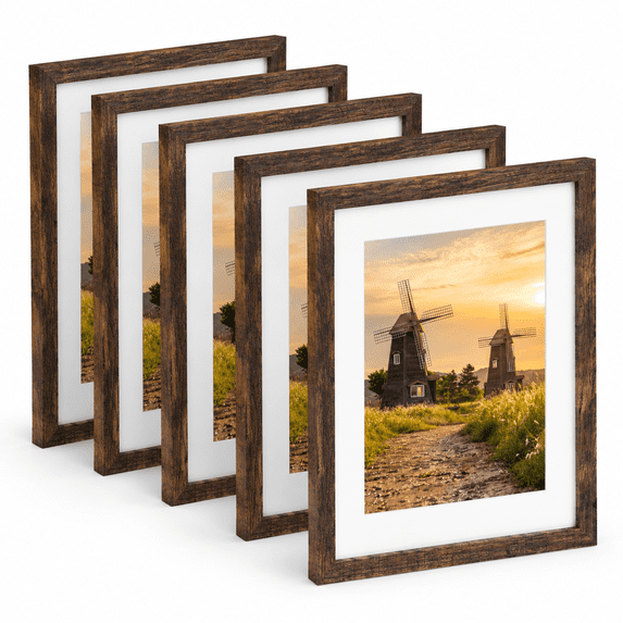 Rustic Pitcher Frame 16x20 Picture Frame 5 Pack Rustic Browner Display Pictures 11 X 14 With ...