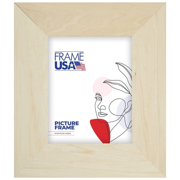 16x20 Picture Frame  Beige Decorate It Style 102-125-30000, 3 Inch Wood Moulding, Includes Plexiglass and Backing Wall Display Frame for Art, Posters, or Photos  Frame USA