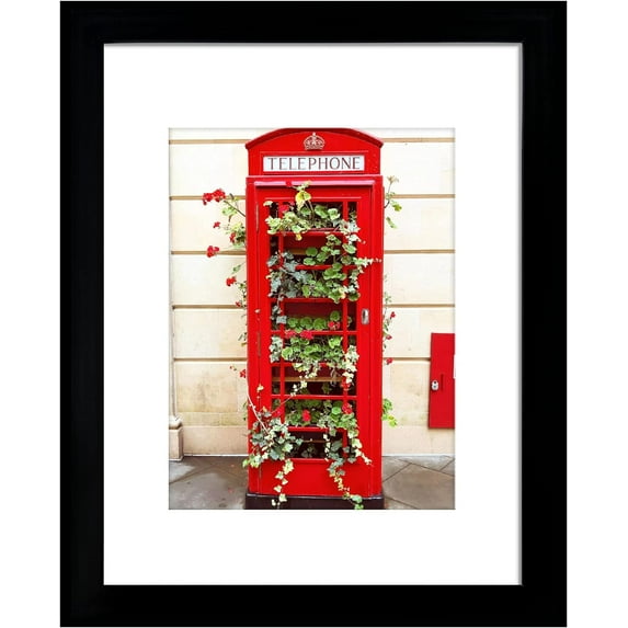 16x20 Picture Frame Black, Display Pictures 11x14 with Mat or 16x20 without Mat, Photo Frames Wall Gallery, 1 Pack