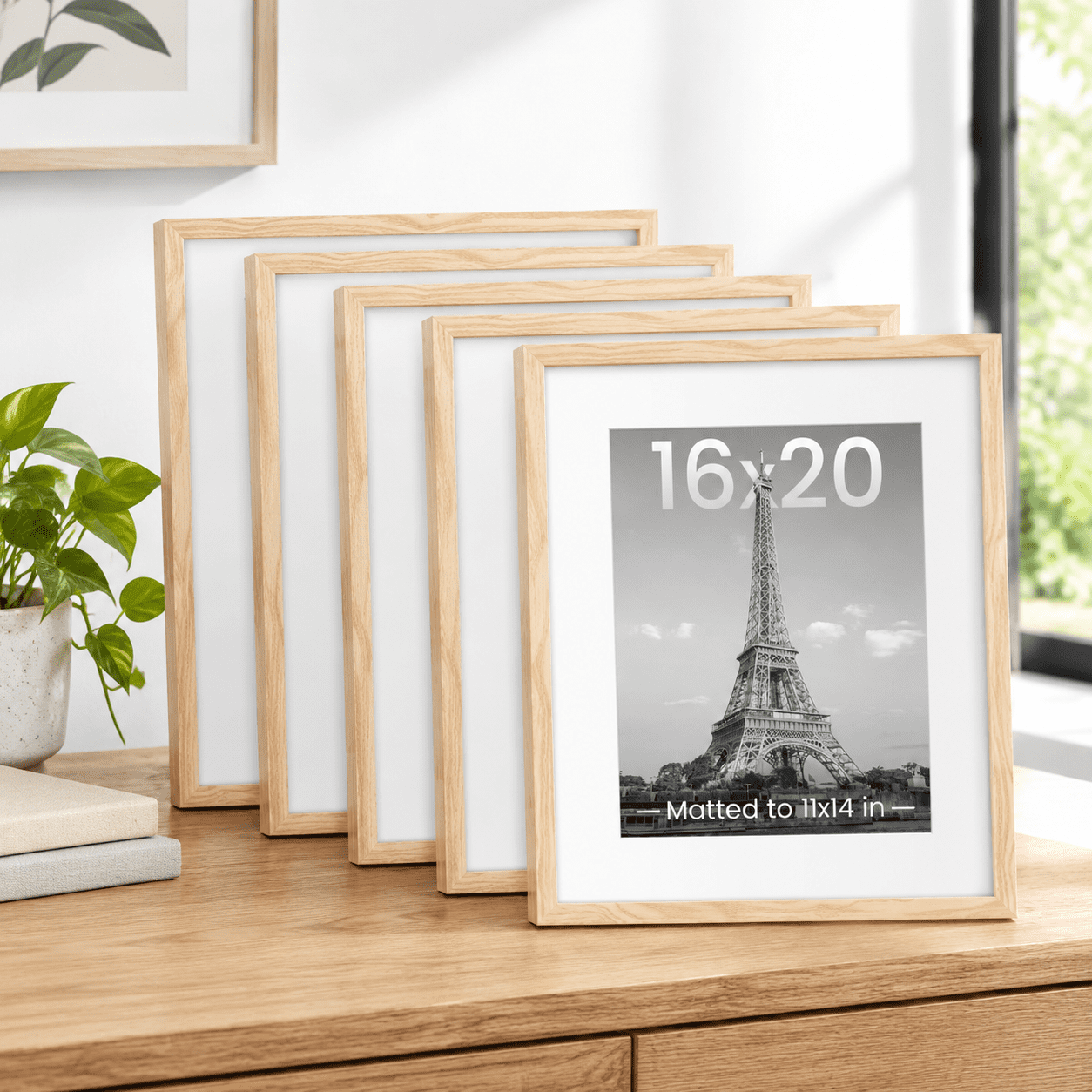 16x20 Picture Frame Gallery Wall Frames Set Of 5 - Walmart.com