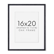 Craig Frames Wiltshire 440, Traditional Brown Hardwood Picture Frame 14 X 20 Inch