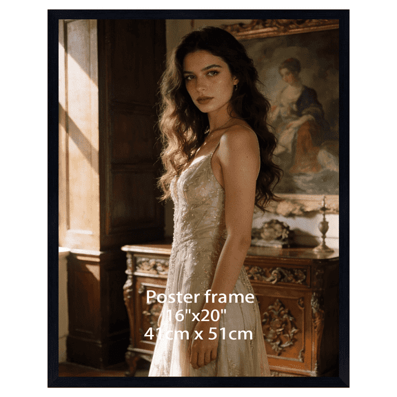 16x20 Picture Frame for Wall Mounted, Black