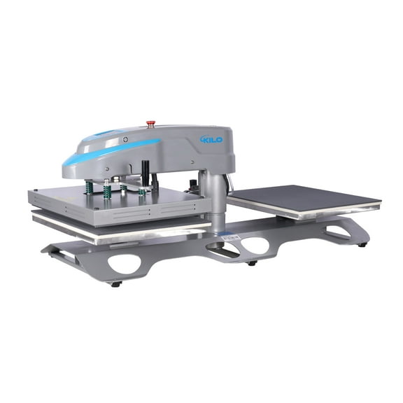 16x20 Pneumatic Dual Platen Swing Head Heat Press 110V 2000W | Automatic dual-station operation with digital LCD and precise self-pressure balancing