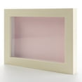 thumbnail image 1 of 16x20 Shadow Box Frame Light Real Wood with a Pink Acid-Free Backing | 3/4" of Usuable Depth | UV, 1 of 7