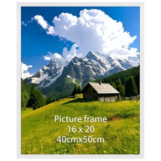 16x20 White Classic Poster Frame, 1 Pack Picture Frame for Wall Display