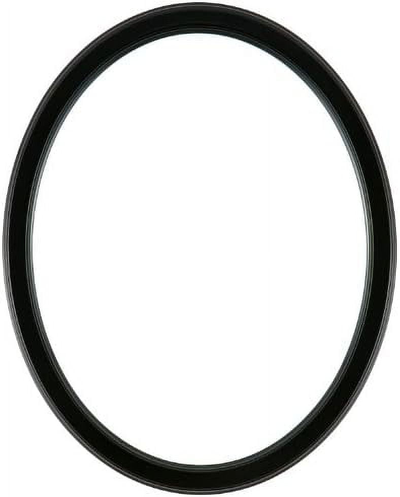 16x20 inch 810 oval frame gloss black comes with glass premium clear