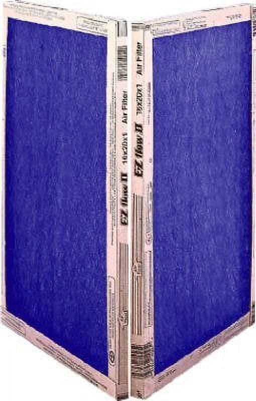 16x20x1 Blue Fiberglass Disposable Furnace Filter Pack of 12