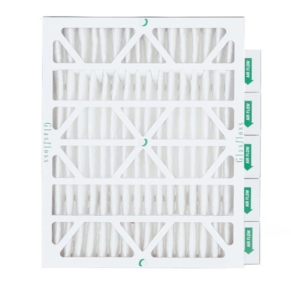 16x20x4 MERV 13 (MPR 2200) AC Furnace 4" Inch Air Filters by Glasfloss Industries. 6 PACK (Actual Depth: 3-3/4")