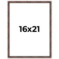 thumbnail image 1 of 16x21 Frame Brown Bamboo with Dark Coffee/Walnut Finish | Solid Wood Picture Frame Width 0.75, 1 of 8