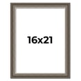 thumbnail image 1 of 16x21 Frame Brown Solid Wood Picture Frame | 1.75 Inch Moulding Width | Austin Frame Complete with, 1 of 8