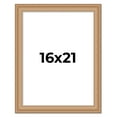 thumbnail image 1 of 16x21 Frame Charleston Honey Brown Solid Wood Picture Frame Width 1.75 Inches | Interior Depth 0.5, 1 of 8