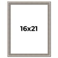 thumbnail image 1 of 16x21 Frame Grey Real Wood Picture Frame Width 1.25 inches | Interior Frame Depth 0.5 inches | Hans, 1 of 8