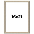 thumbnail image 1 of 16x21 Frame Grey Solid Wood Picture Frame Width 1 Inches | Interior Frame Depth 0.5 Inches |, 1 of 8
