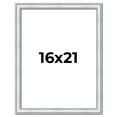 thumbnail image 1 of 16x21 Frame Sterling Silver Solid Wood Picture Frame | 1.25 Inch Moulding Width | 0.75 Inch, 1 of 8
